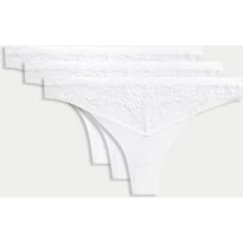 Womens 3pk Body Soft™ Lace Thongs - - Body by M&S - Modalova