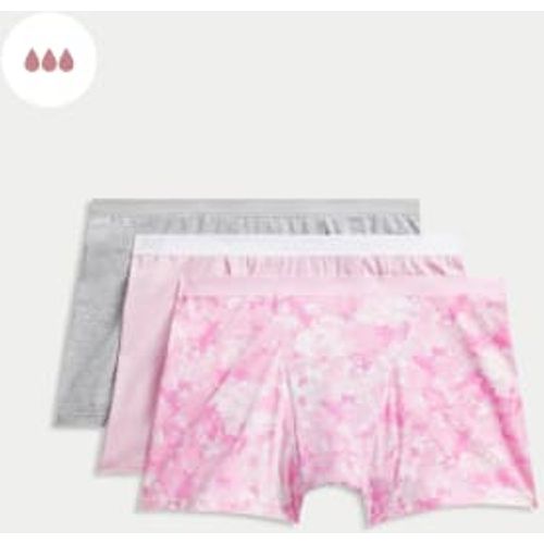 Womens 3pk Heavy Absorbency First Period Boy Shorts - - M&S Collection - Modalova