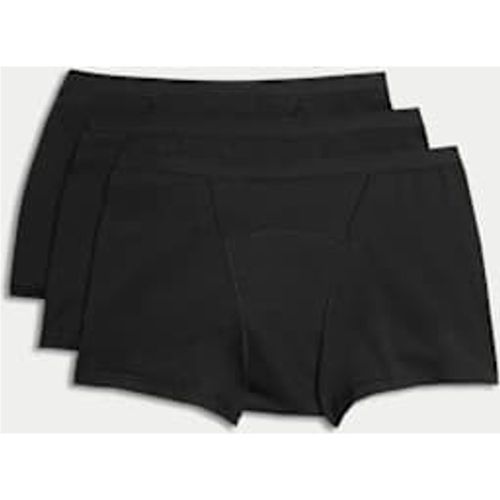 Womens 3pk Heavy Absorbency First Period Boy Shorts - M&S Collection - Modalova