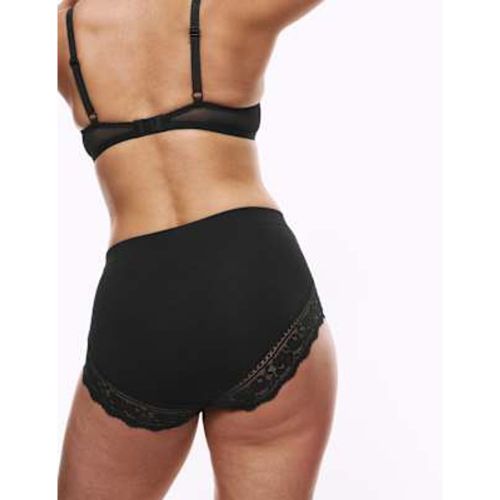 Womens 3pk Cotton Rich Lace Full Brief Stoma Knickers - M&S Collection - Modalova
