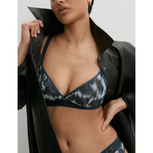 Womens Tivoli Mesh Printed Non Wired Bralette (A-E) - - Autograph - Modalova