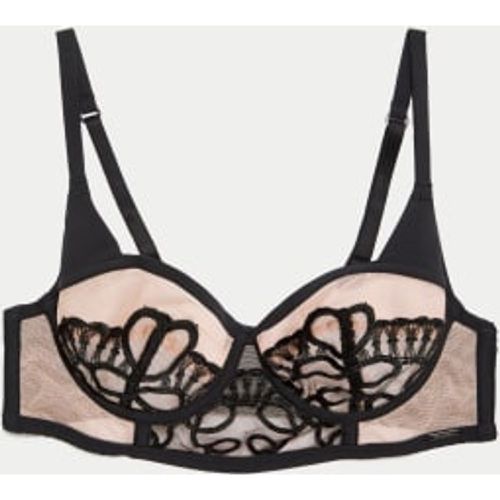 Womens Bordeaux Wired Longline Balcony Bra (A-E) - - Autograph - Modalova