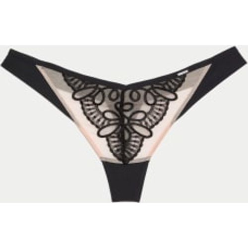 Womens Bordeaux Embroidery Thong - - Autograph - Modalova