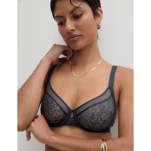 Womens Tivoli Patterned Lace Wired Full Cup Bra (A-E) - - Autograph - Modalova