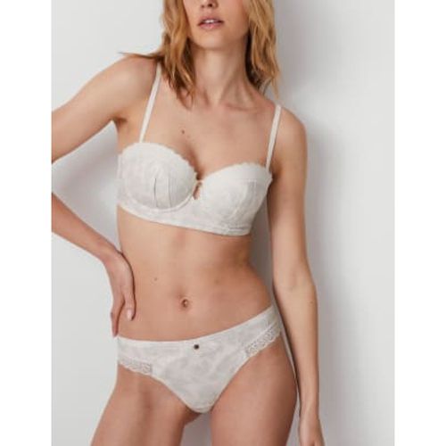 Womens Delphine Wired Balcony Bra With Cotton (A-E) - - Rosie - Modalova