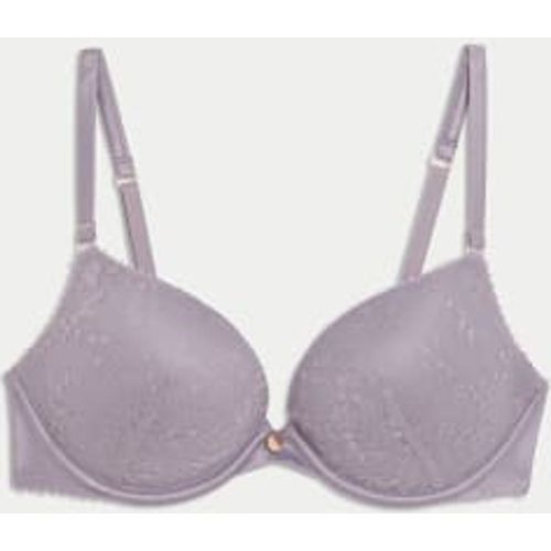 Womens Rosa Lace Wired Push-Up Plunge Bra A-E - - Rosie - Modalova