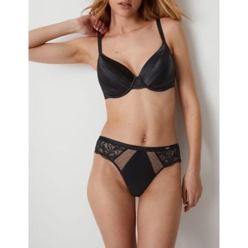 Womens Silk & Lace Wired Full Cup Bra - - Rosie - Modalova