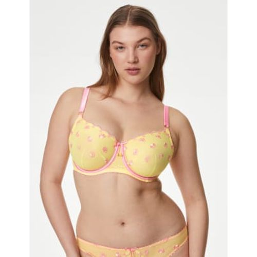 Womens Carita Embroidered Wired Full Cup Bra (F+) - - Boutique X Damaris - Modalova