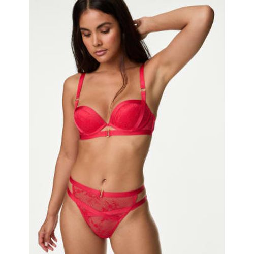 Womens Lucia Lace Wired Push-Up Balcony Bra (A-E) - - Boutique - Modalova