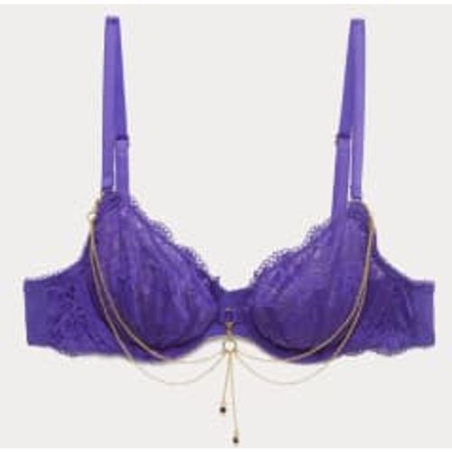 Womens Lenita Lace Wired Balcony Bra (A-E) - - Boutique - Modalova