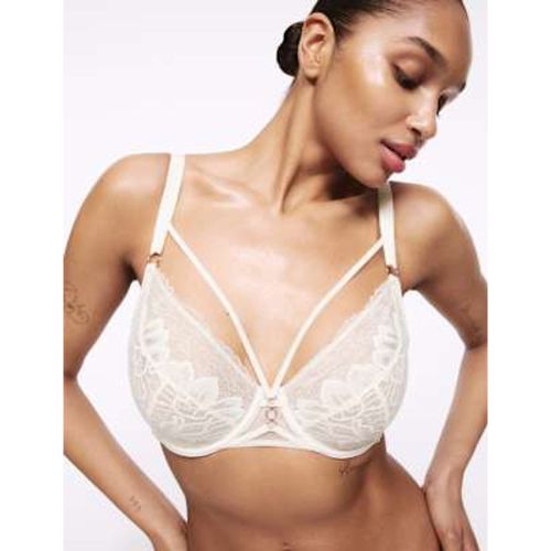 Womens Lindy Lace Wired Plunge Bra (F-H) - Boutique - Modalova