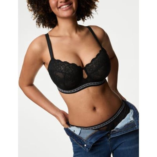 Womens Cleo Lace Wired Balcony Bra (F-H) - - B by Boutique - Modalova