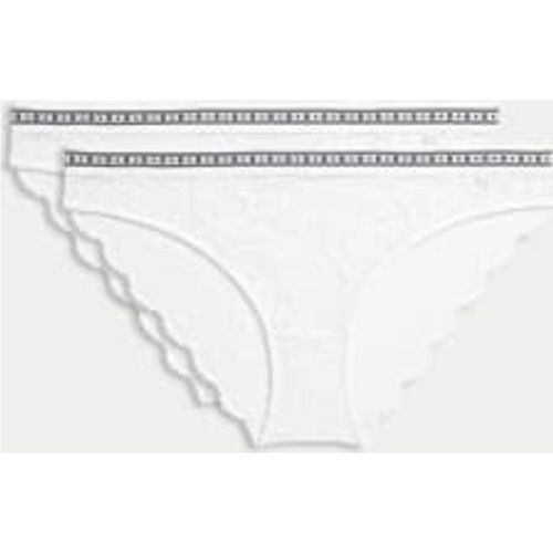 Womens 2pk Cleo Lace Bikini Knickers - - B by Boutique - Modalova