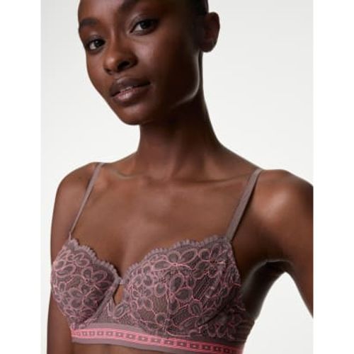 Womens Cleo Lace Wired Balcony Bra (A-E) - - B by Boutique - Modalova