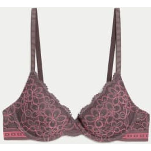 Womens Cleo Lace Wired Demi Cup Bra (A-E) - - B by Boutique - Modalova