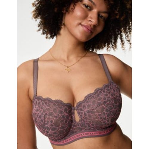 Womens Cleo Lace Wired Balcony Bra (F-H) - - B by Boutique - Modalova