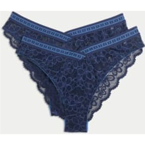 Womens 2pk Cleo Lace Miami Brazilian Knickers - - B by Boutique - Modalova