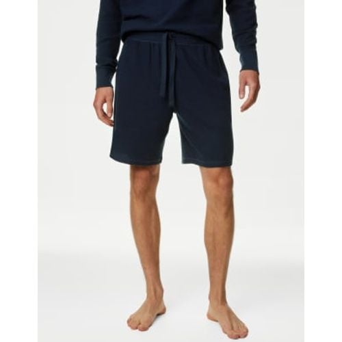 Mens Pure Cotton Waffle Loungewear Shorts - - M&S Collection - Modalova