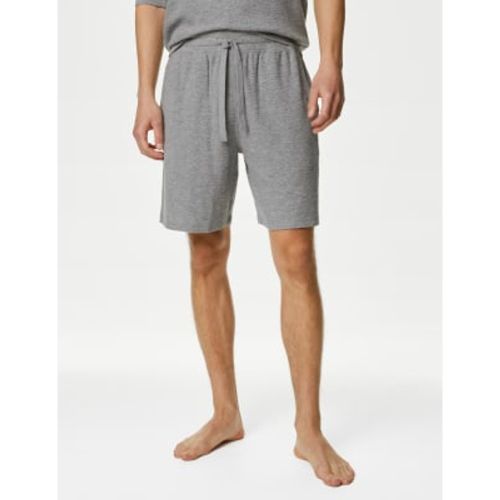 Mens Pure Cotton Waffle Loungewear Shorts - - M&S Collection - Modalova