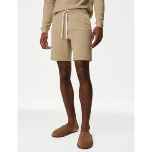 Mens Cotton Rich Loungewear Shorts - - M&S Collection - Modalova