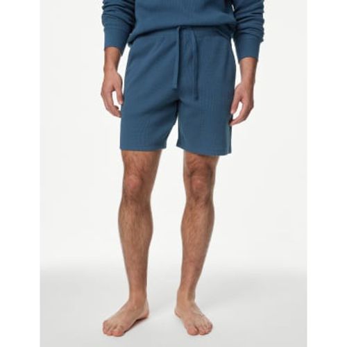 Mens Pure Cotton Waffle Loungewear Shorts - - M&S Collection - Modalova