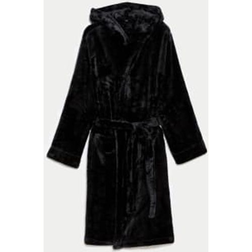 Mens Fleece Supersoft Hooded Dressing Gown - - Autograph - Modalova