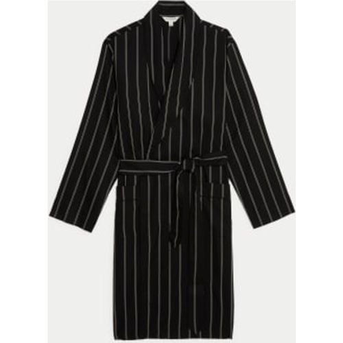 Mens Pure Lyocell Striped Dressing Gown - /, / - Autograph - Modalova