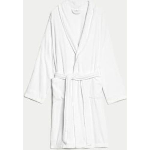 Mens Pure Cotton Towelling Dressing Gown - - M&S Collection - Modalova