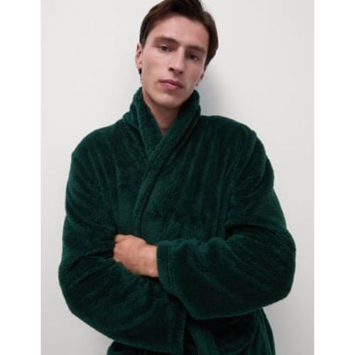 Mens Fleece Supersoft Dressing Gown - - M&S Collection - Modalova