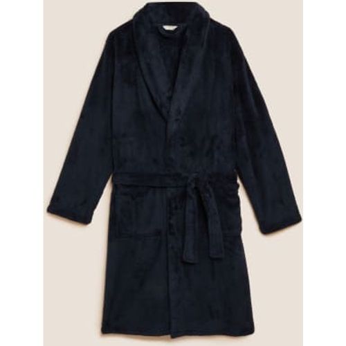 Mens Fleece Supersoft Dressing Gown - - M&S Collection - Modalova