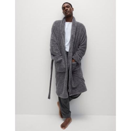 Mens Fleece Supersoft Dressing Gown - - M&S Collection - Modalova