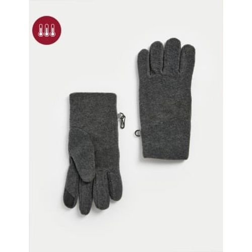 Mens Fleece Touch Screen Gloves - - M&S Collection - Modalova