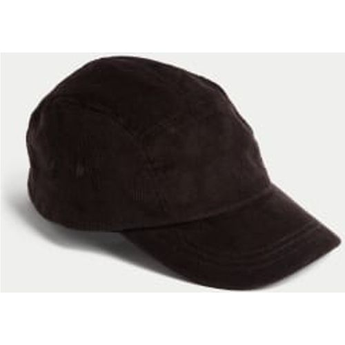 Mens Cotton Rich Corduroy Baseball Cap - - M&S Collection - Modalova