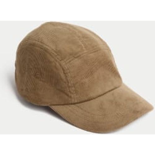 Mens Cotton Rich Corduroy Baseball Cap - - M&S Collection - Modalova