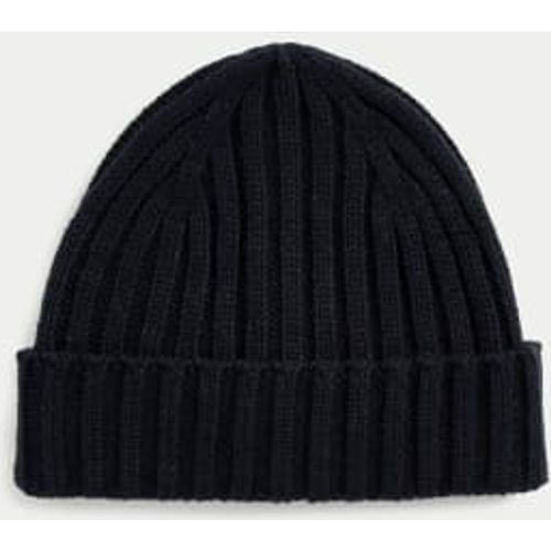 Mens Supersoft Knitted Beanie Hat - - M&S Collection - Modalova