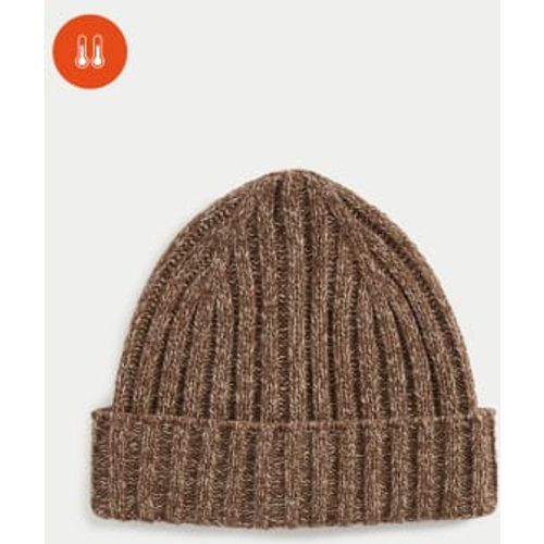 Mens Ribbed Knitted Beanie Hat - - M&S Collection - Modalova