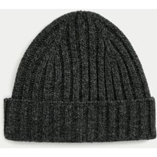 Mens Supersoft Knitted Beanie Hat - - M&S Collection - Modalova