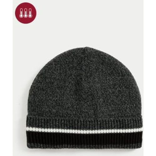 Mens Textured Beanie Hat with Thermowarmth™ - - M&S Collection - Modalova