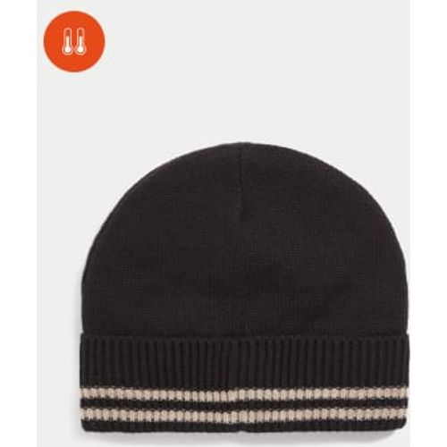 Mens Textured Beanie Hat with Thermowarmth™ - - M&S Collection - Modalova