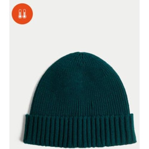 Mens Wool Blend Knitted Beanie Hat - - M&S Collection - Modalova