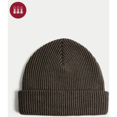 Mens Knitted Beanie Hat - - M&S Collection - Modalova