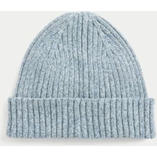 Mens Pure Cotton Beanie Hat - - M&S Collection - Modalova