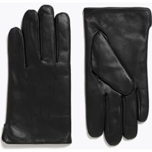 Mens Leather Gloves with Thermowarmth™ - - M&S Collection - Modalova