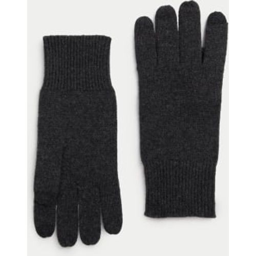 Mens Pure Cashmere Knitted Gloves - - Autograph - Modalova