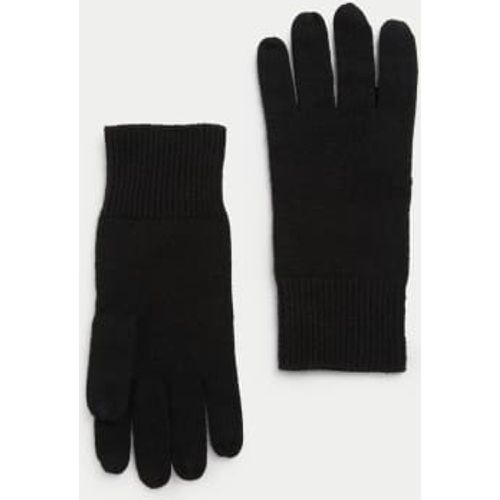 Mens Pure Cashmere Knitted Gloves - - Autograph - Modalova