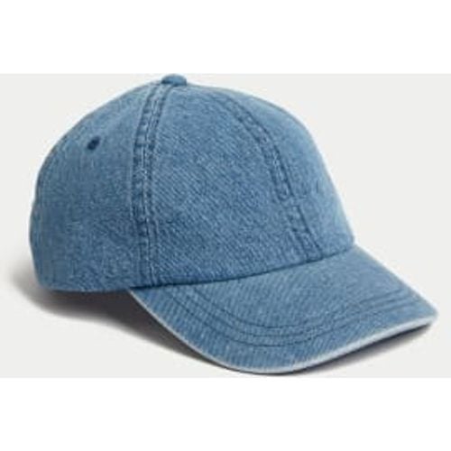 Mens Denim Baseball Cap - - M&S Collection - Modalova