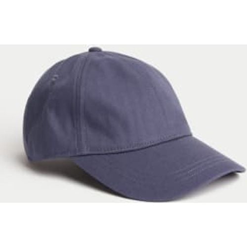 Mens Pure Cotton Herringbone Baseball Cap - - M&S Collection - Modalova