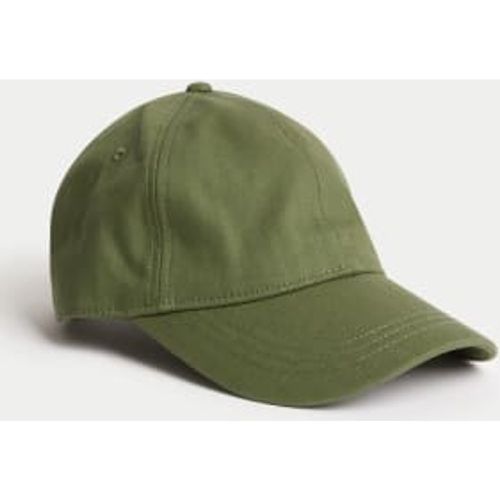 Mens Pure Cotton Herringbone Baseball Cap - - M&S Collection - Modalova