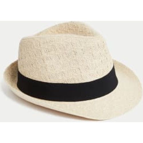 Mens Textured Trilby - - M&S Collection - Modalova