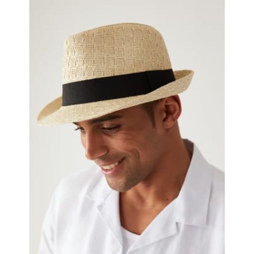 Mens Textured Trilby - - M&S Collection - Modalova